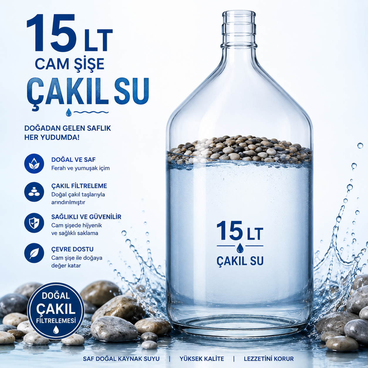 ÇAKIL 15 LT CAM